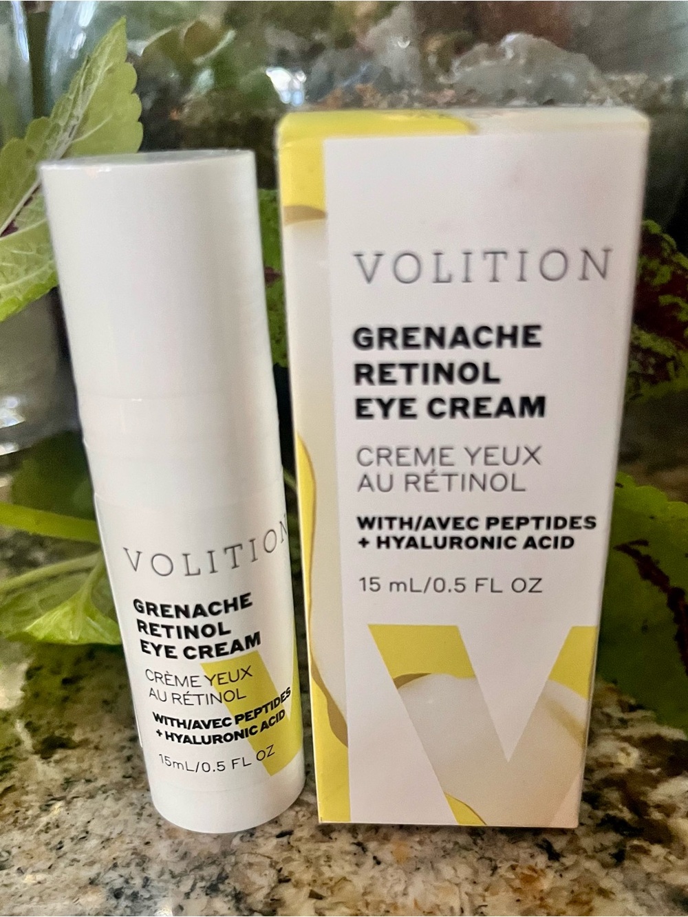 Volition Grenache Retinol Eye Cream — White/Yellow NIB